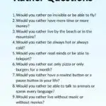 120 Best Would You Rather Questions Pinterest Pin
