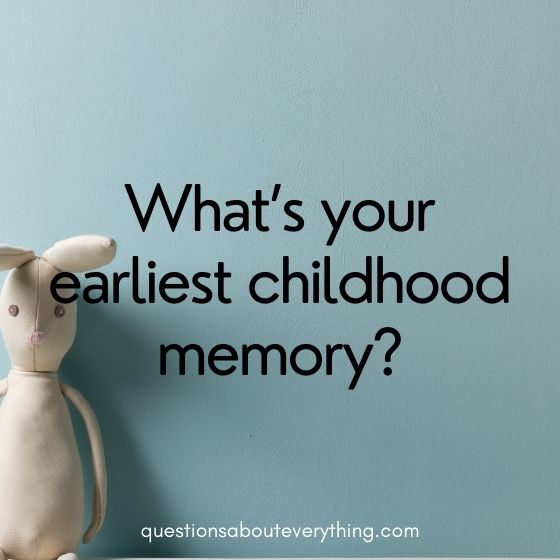 First date questions childhood memory
