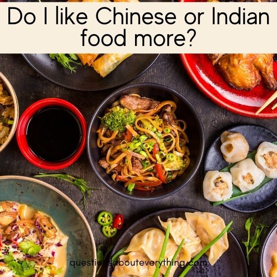 all about me questions Chinese or Indian 