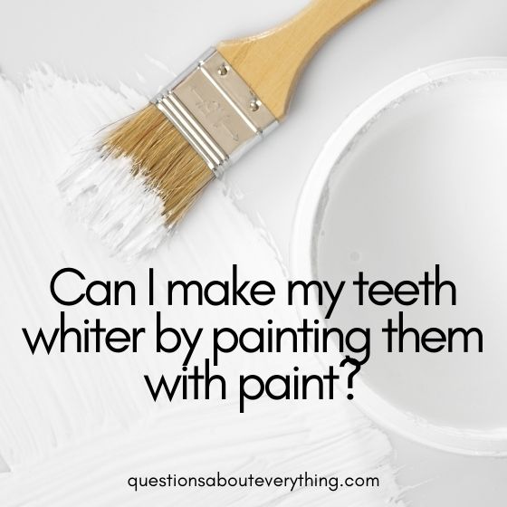dumb questions white teeth 
