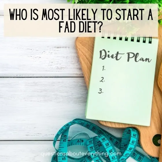 most likely to questions for couples fad diet 