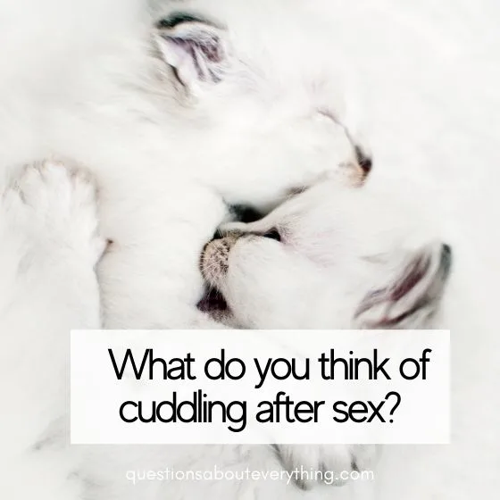 sex questions for couples cuddling
