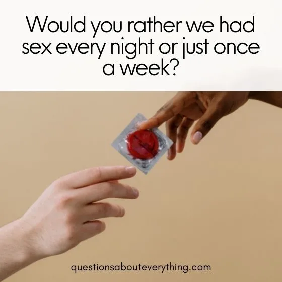 sex questions for couples often have sex