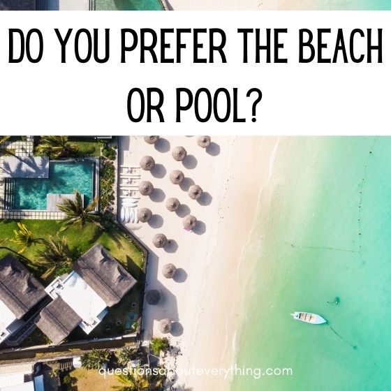 speed dating pool or beach