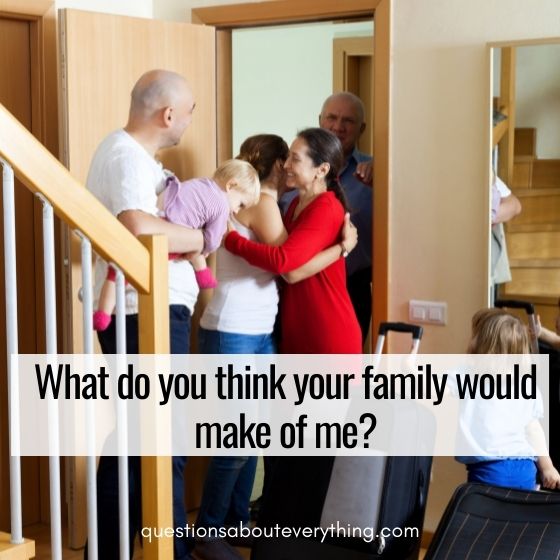 questions for new couples what would your family make of me