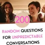 random questions to ask pin