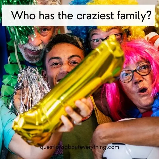 couples challenge questions who has the craziest family 