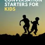 fun conversation starters for kids pin