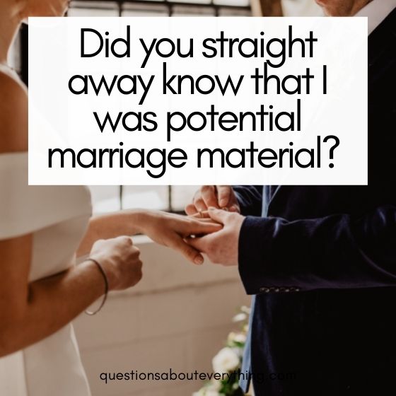 truth or drink question for couples about marriage material