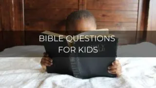Bible questions for kids
