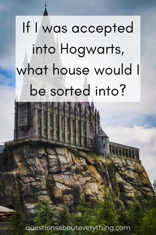 all about me question for kids on what house they'd be sorted into if they went to hogwarts