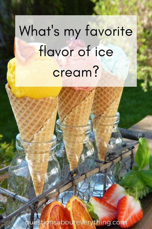 all about me question for kids on favorite ice cream