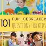 icebreaker questions for kids pin