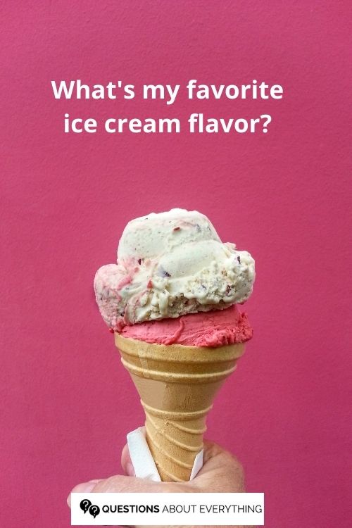 how well do you know me question about ice cream