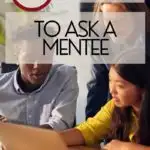 questions to ask a mentee pin