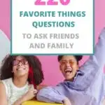 favorite things questions pin