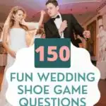 wedding shoe game questions pin