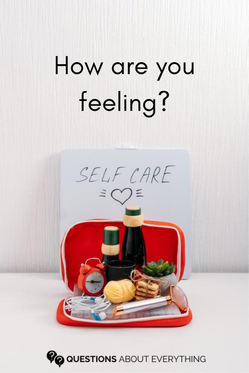 Self Care Questions List