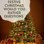 christmas would you rather questions pin